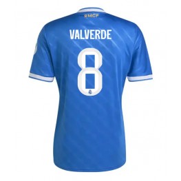 Real Madrid Federico Valverde #8 Derde tenue 2025-26 Korte Mouw